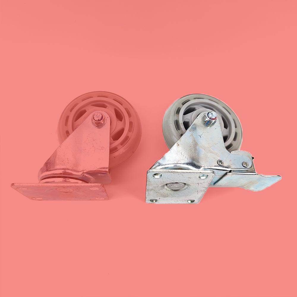 100mm Heavy Duty Castor Wheel Upgrade - 1 x Locking - KegLand