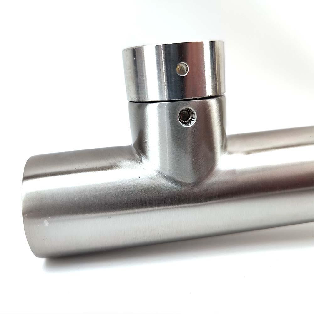 2 Tap - T-Bar Flooded Font - (Stainless Steel) - KegLand