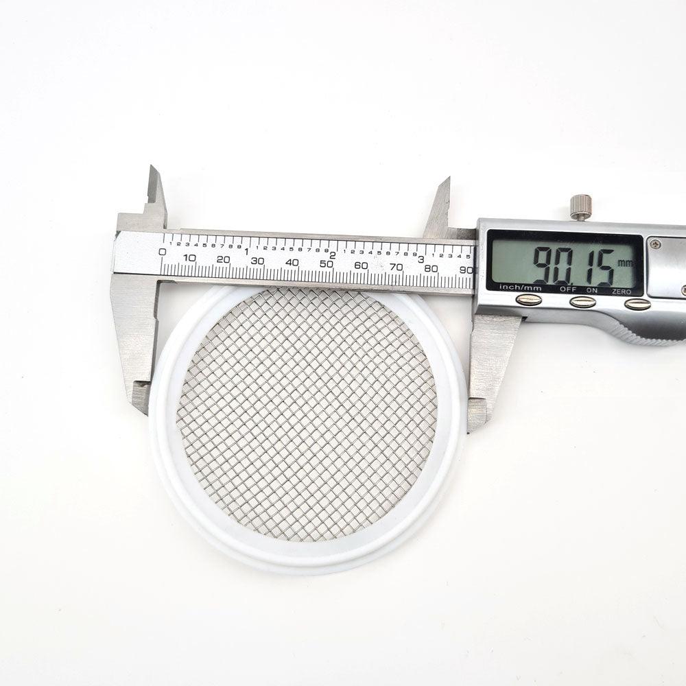 3 Inch Tri-Clover Stainless Mesh Screen PTFE (Teflon & 7 mesh) - KegLand