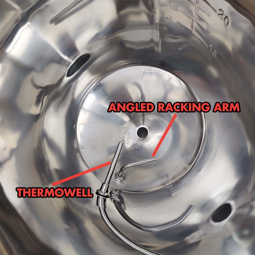 32L Stainless Steel Conical Fermenter - KegLand