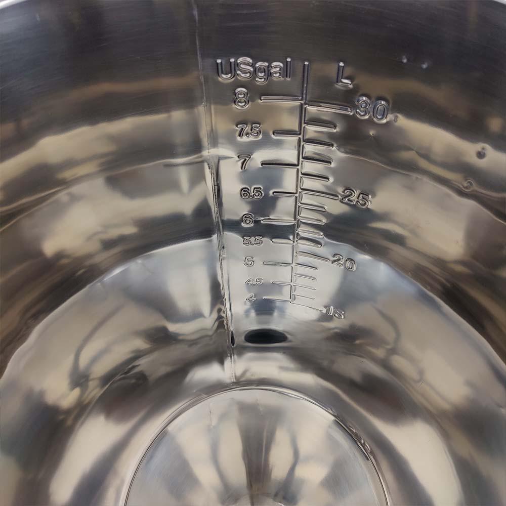 32L Stainless Steel Conical Fermenter - KegLand