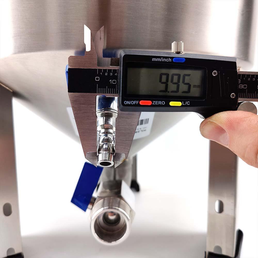 32L Stainless Steel Conical Fermenter - KegLand