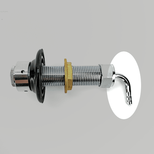 6mm Angle Barbtail (for 5/8 Hex Nut) - KegLand