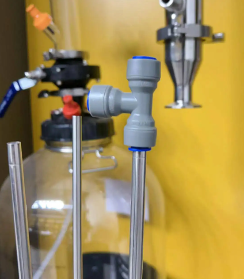 duotight 9.5mm (3/8') Thermowell Tee (suits 3.5 - 4.5mm OD Probe)