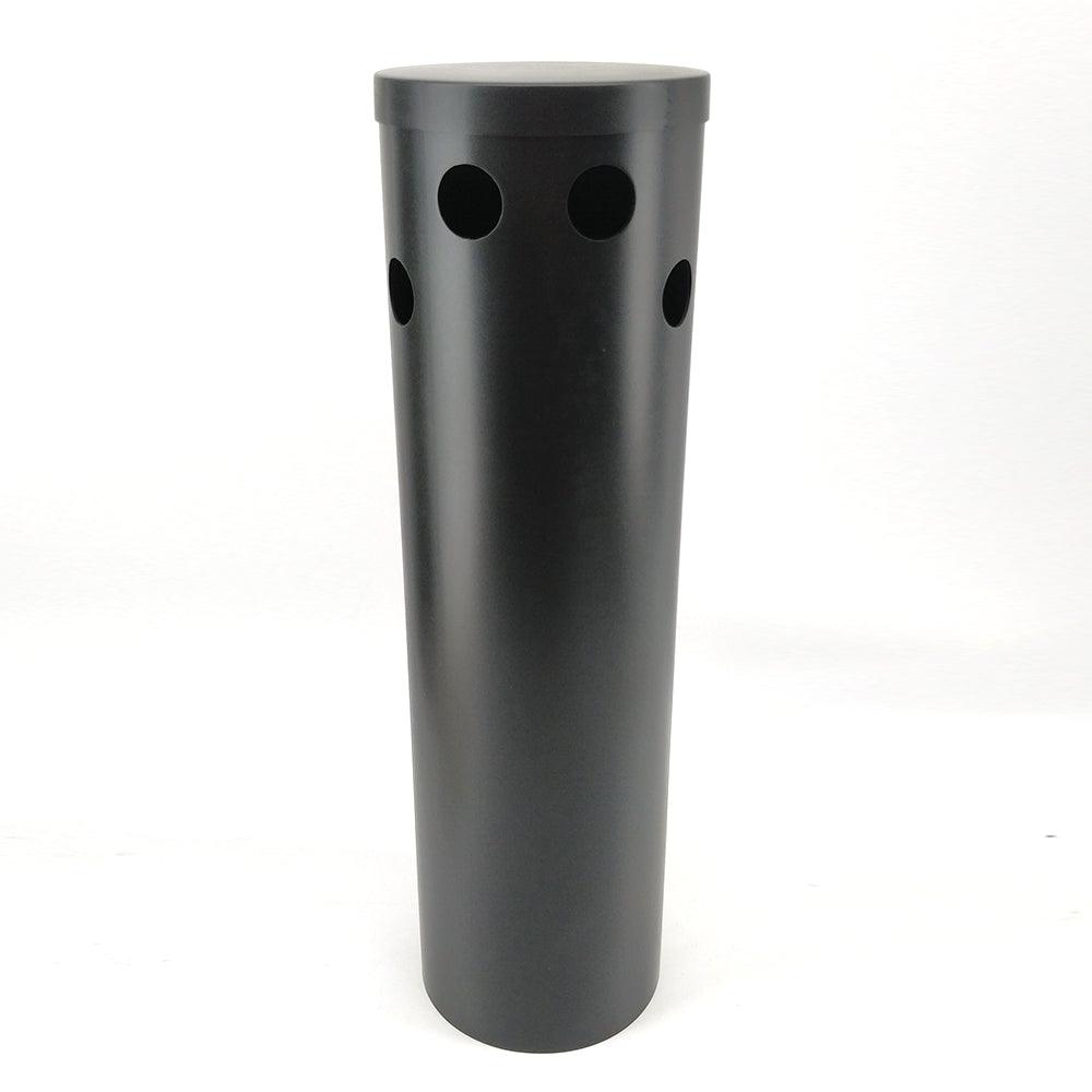 Black Phantom Quadruple Tap stainless Font - KegLand