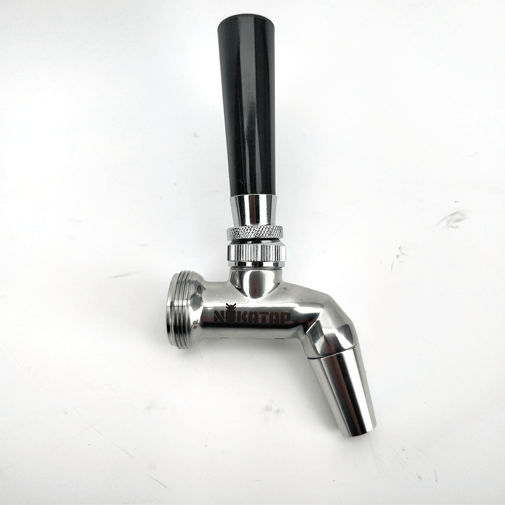 Black Plastic Draft Tap Handle - Long Slender Type - KegLand