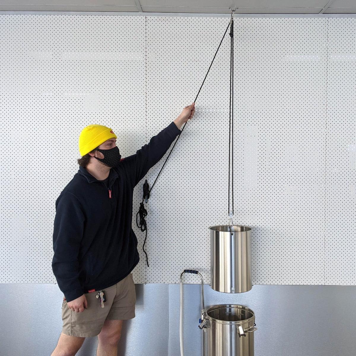 Brewzilla Stainless Double Pulley Set - KegLand