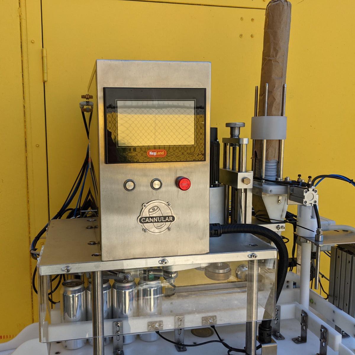 Cannular Fully Automatic Canning Machine - Single Lane - KegLand