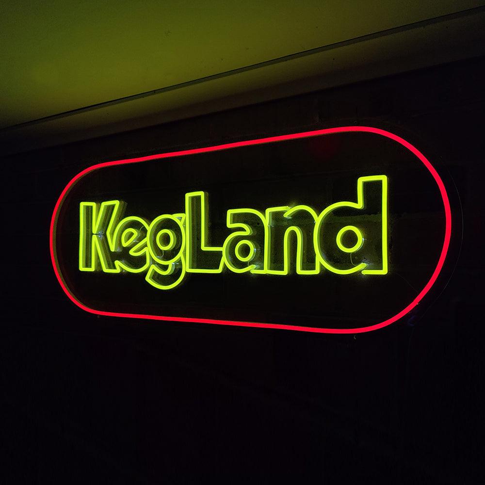 KegLand Soft LED Neon Sign 1000mm x 400mm (12v with AU power adaptor) - KegLand