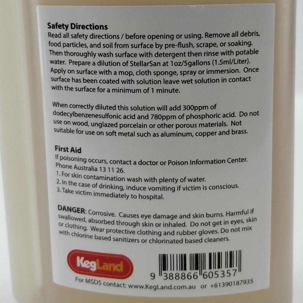 StellarSan Sanitizer - Phosphoric Sanitiser (500ml)