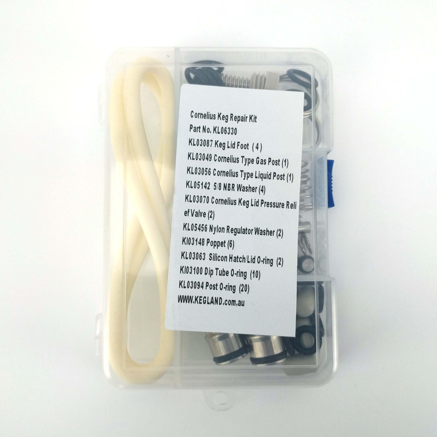 The Complete Kegging Companion Seal Kit (Ball Lock Kegs and Other Spare Parts) - KegLand