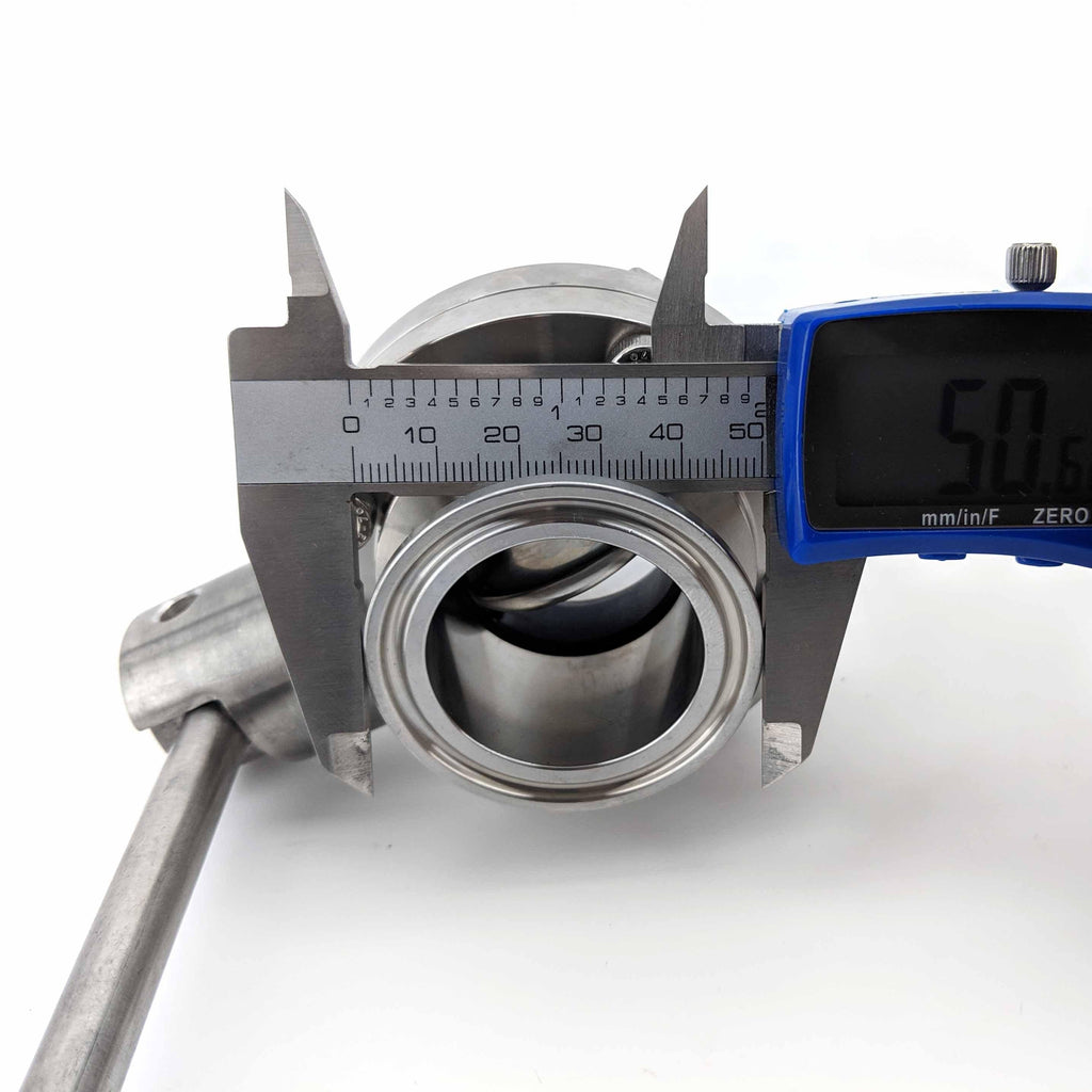 1.5 Inch Tri Clover Butterfly Valve - KegLand