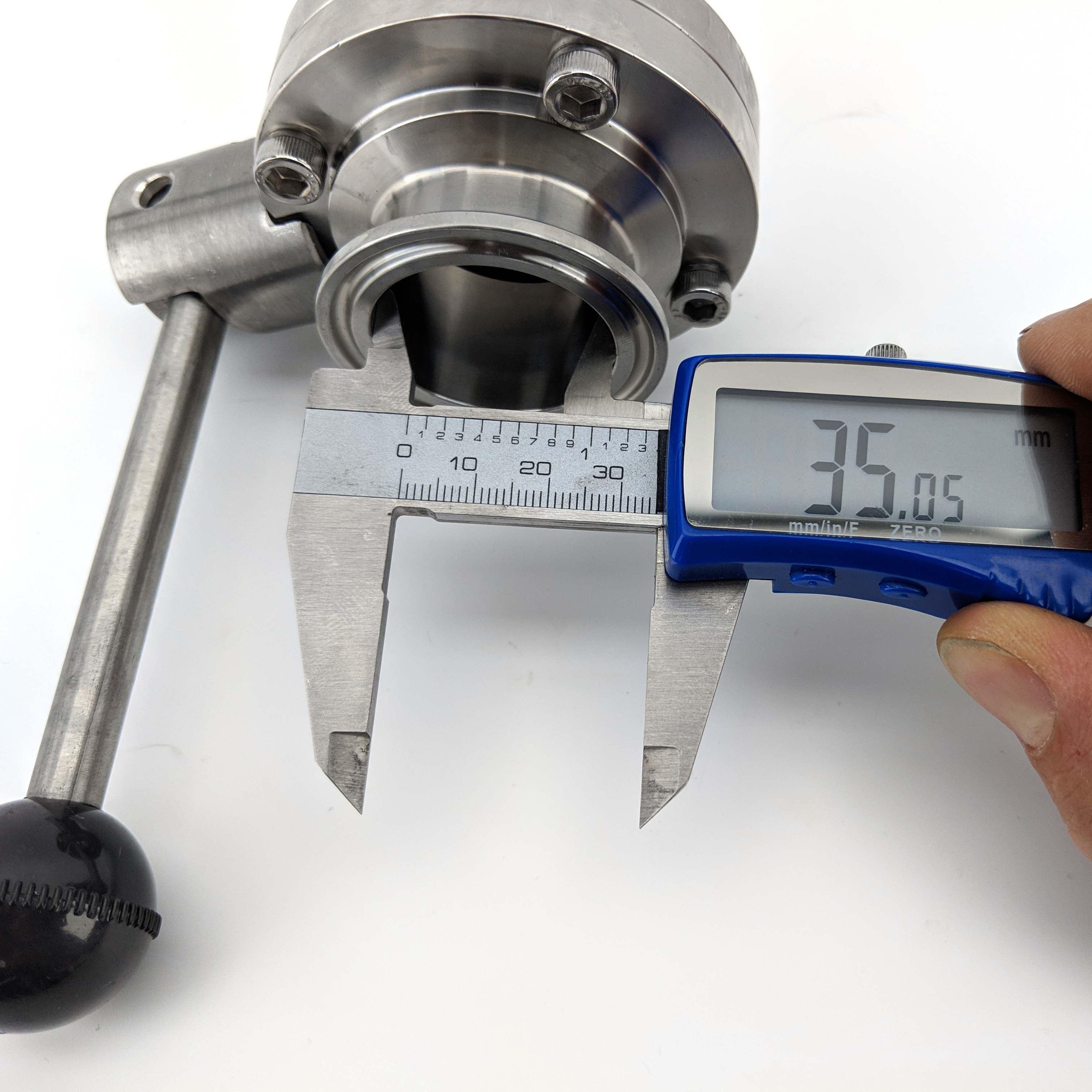 1.5 Inch Tri Clover Butterfly Valve - KegLand