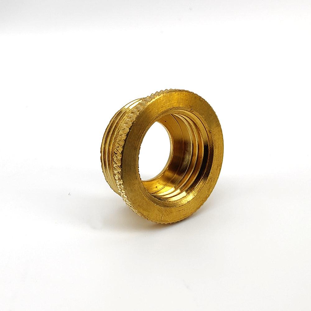 1/2 Inch Female x 3/4 Inch Male Reducing Bush Brass - KegLand