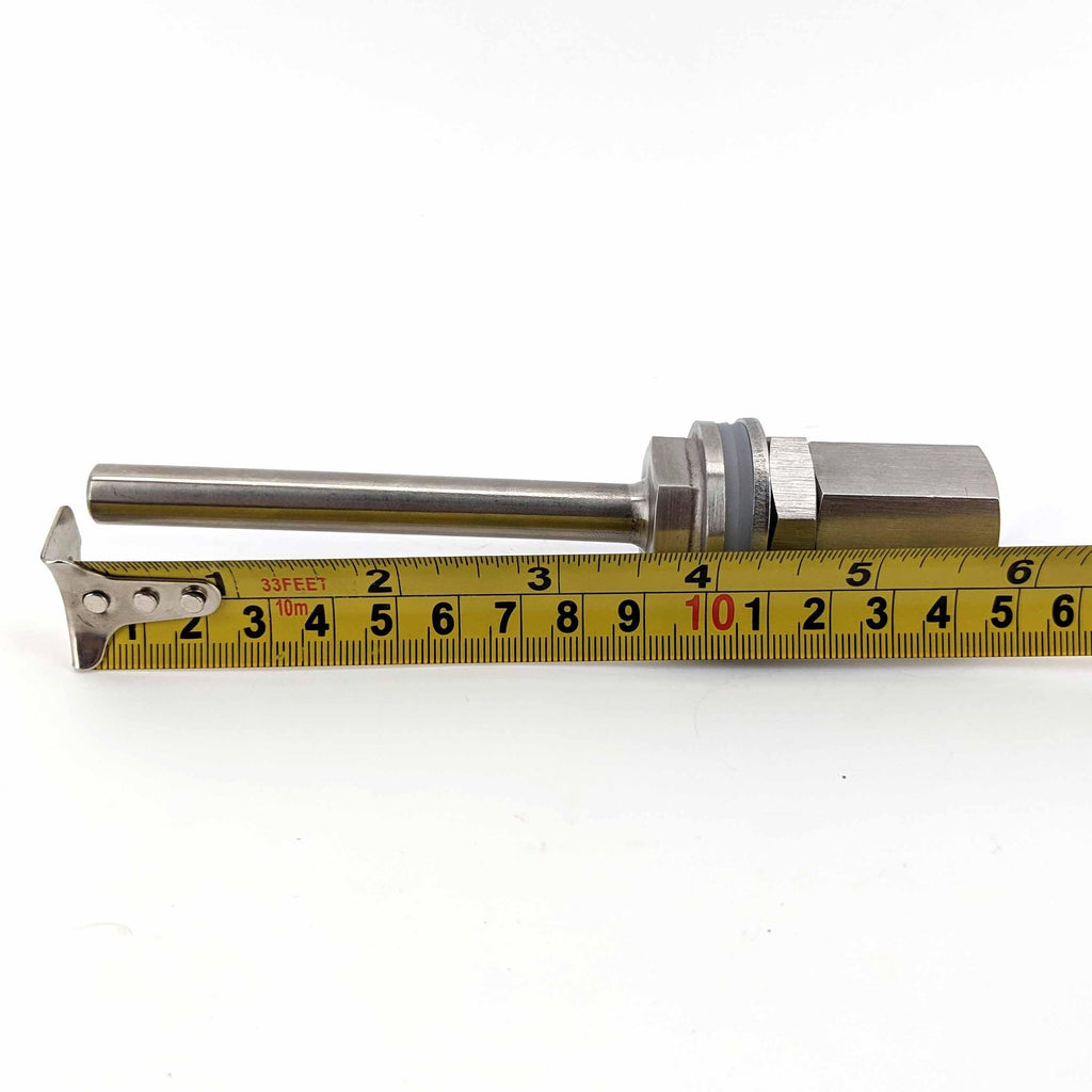1/2 inch Stainless 100mm Weldless Thermowell - KegLand