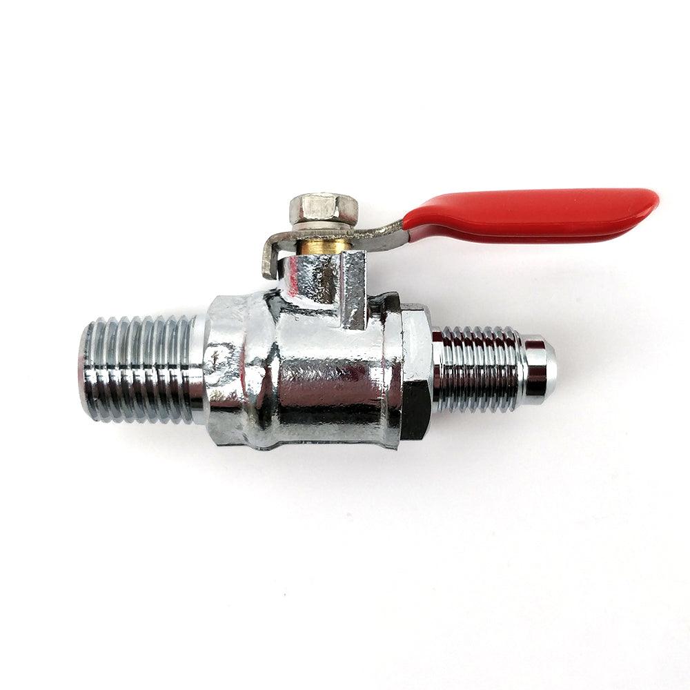 1/4 Inch NPT x MFL THREADED Ball Valve with Check Valve - KegLand