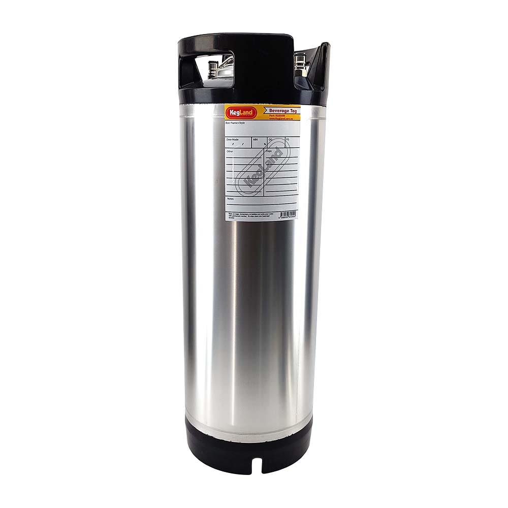 19L Ball Lock Keg with rubber base and handle - NEW - KegLand