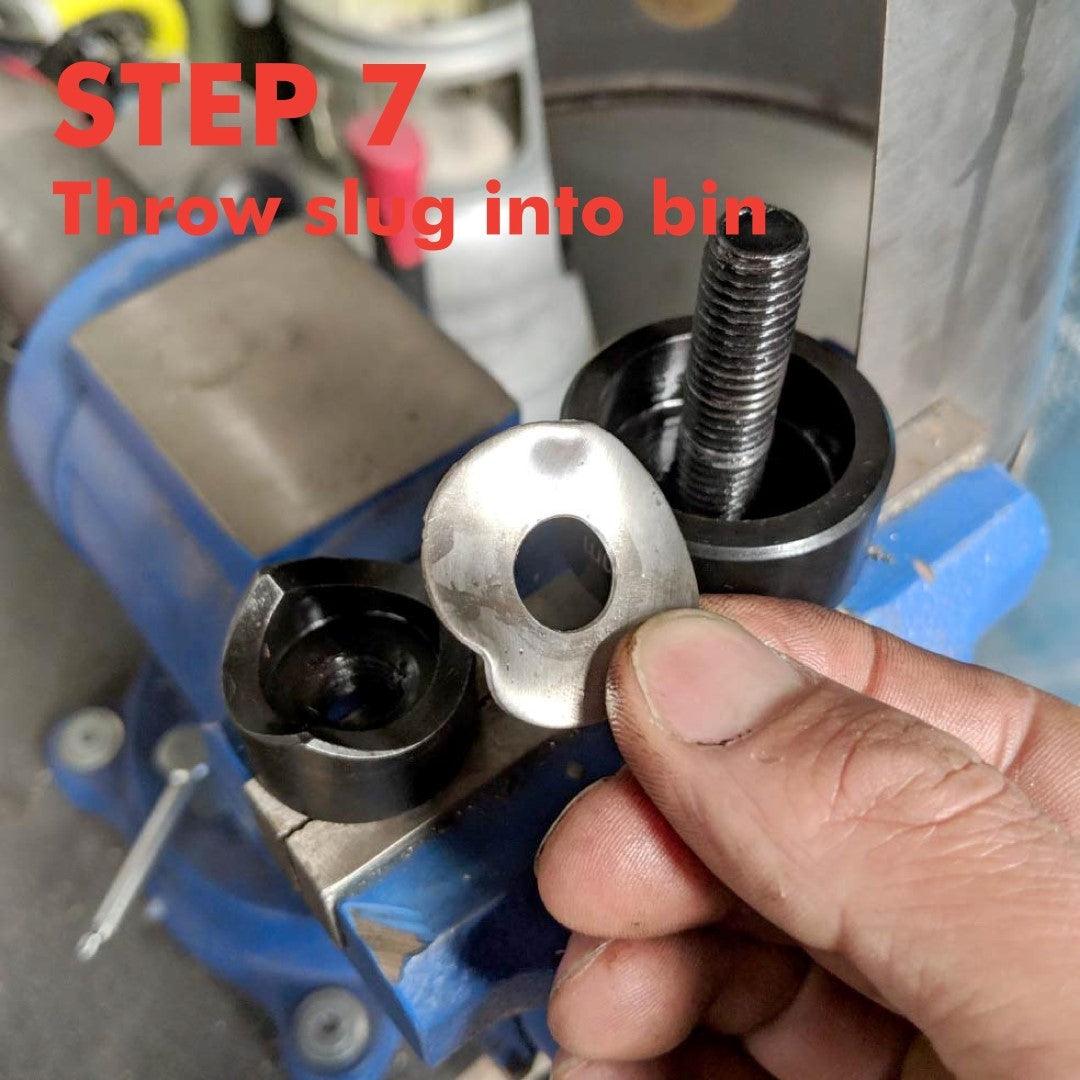 22mm Circular Round Hole Punch, Knockout Die - KegLand