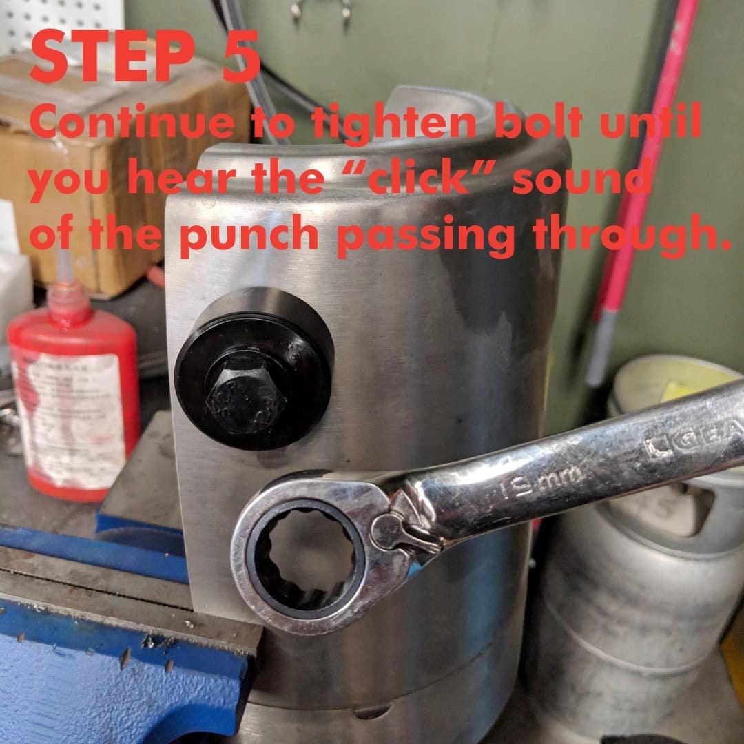 22mm Circular Round Hole Punch, Knockout Die - KegLand