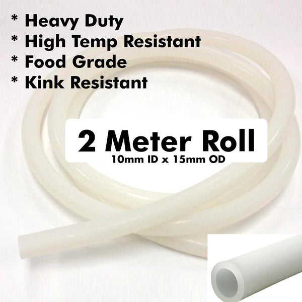 Tubo In Silicone Home Brew Ohio ID 1/2 Pollice (12.7mm) Pretagliato, Lunghezza 10 Piedi (3 Metri)