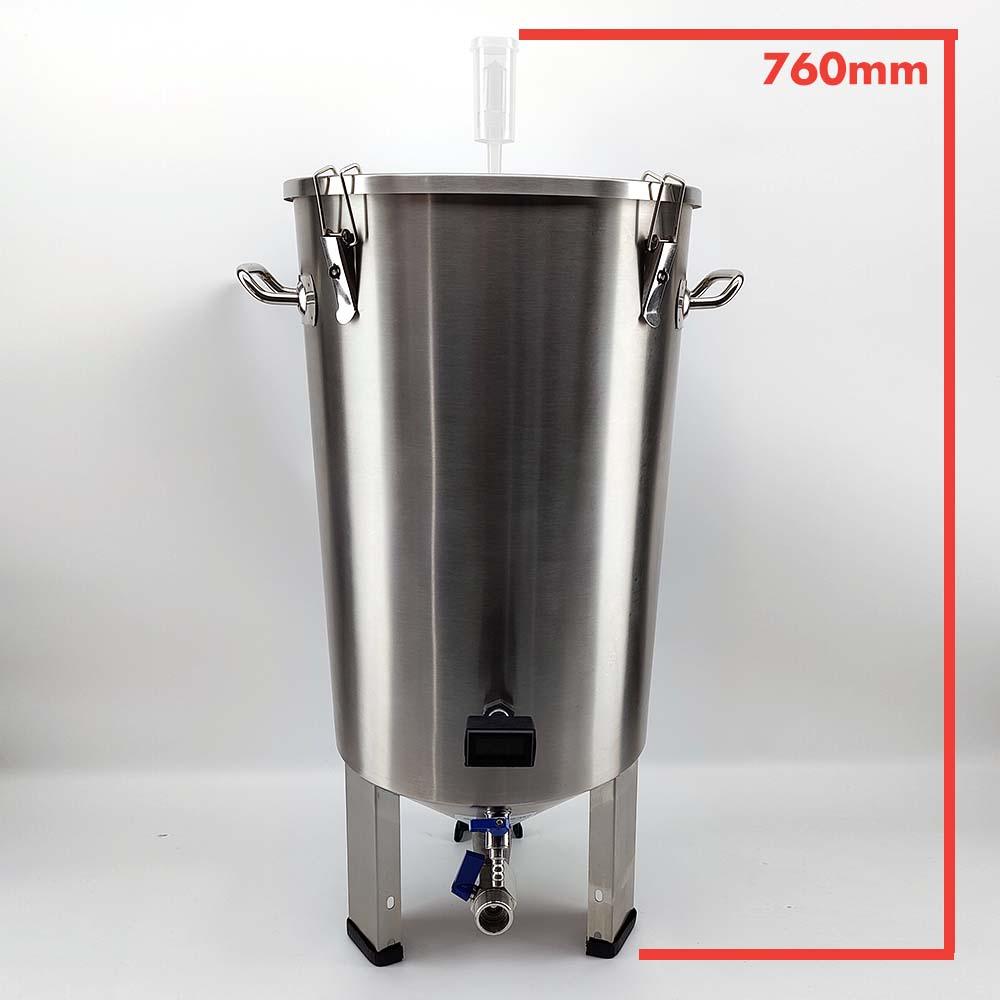32L Stainless Steel Conical Fermenter - KegLand