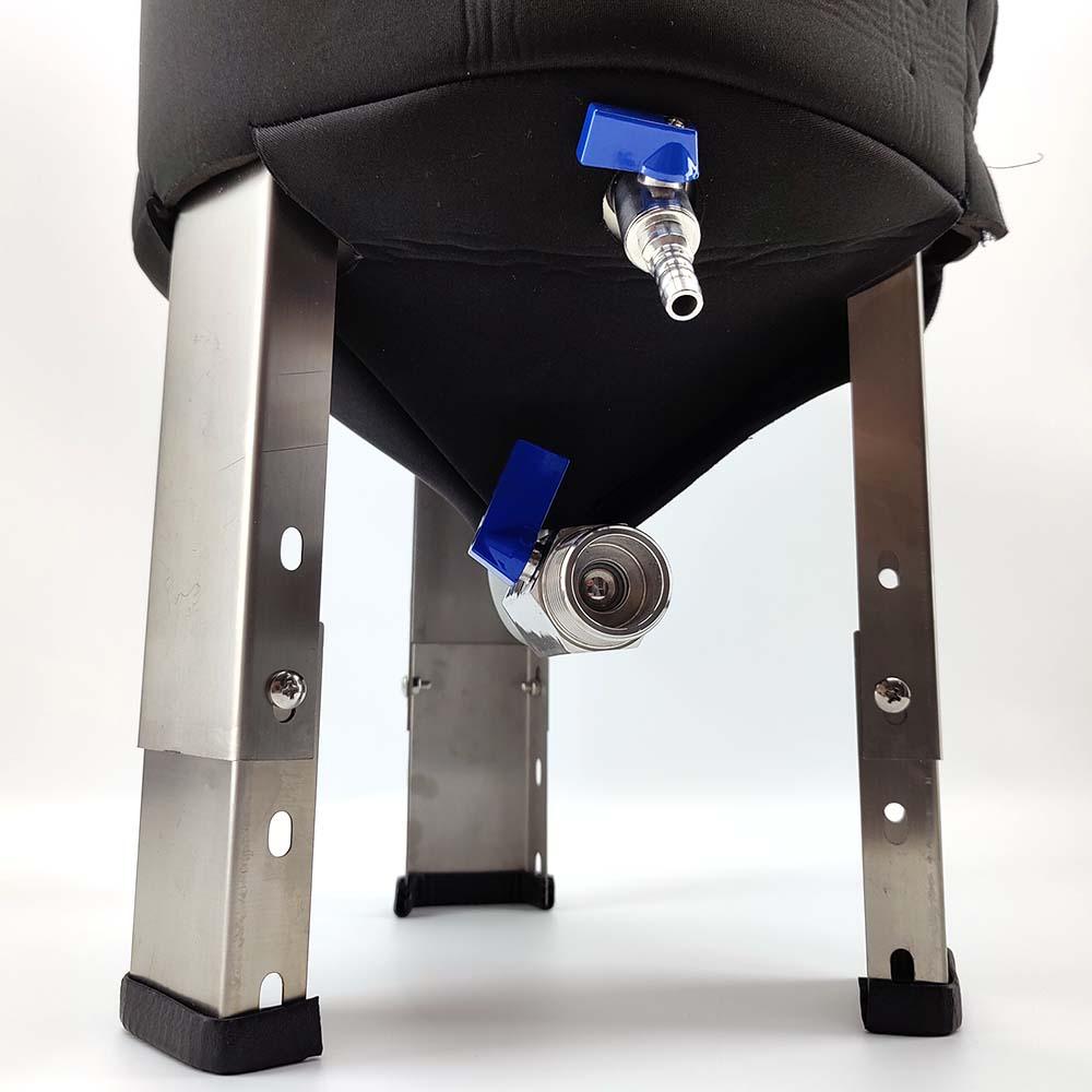 32L Stainless Steel Conical Neoprene Fermenter Jacket - KegLand