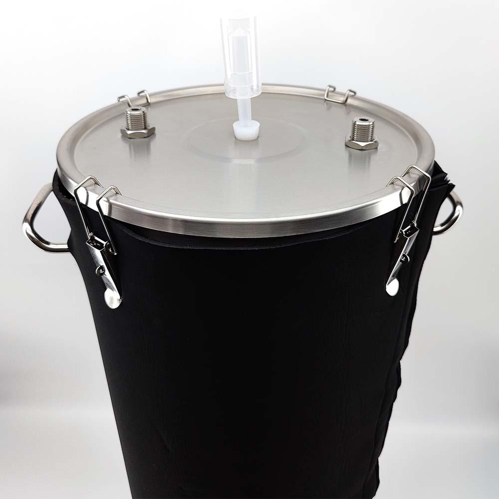 32L Stainless Steel Conical Neoprene Fermenter Jacket - KegLand