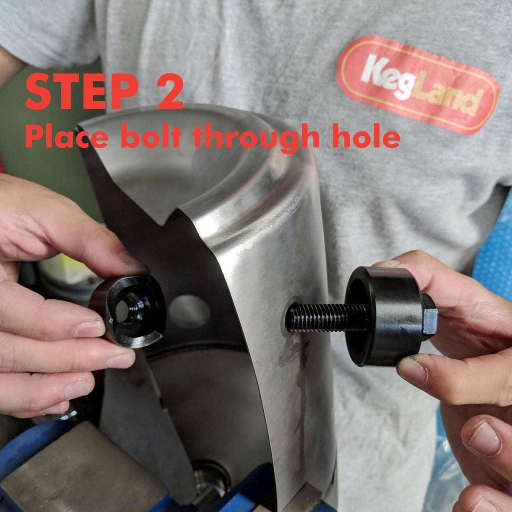 32mm Circular Round Hole Punch, Knockout Die - KegLand