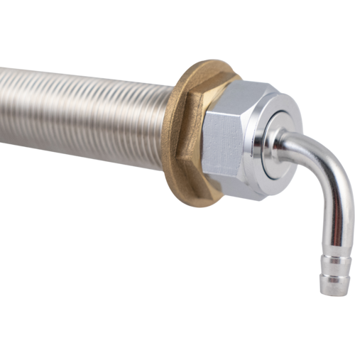 150mm Long Shank - Stainless Steel （Barb Tail, with 5/8 Hex Nut & EPDM Washer）