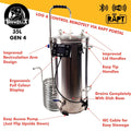 35L BrewZilla Gen 4 with Pump 1900/500w - 220-240V AC - KegLand