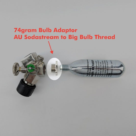 Mini Core 360 Adaptor for 74gram Cartridge/Bulb (TR21-4 Male x 5/8-18UNF Female)