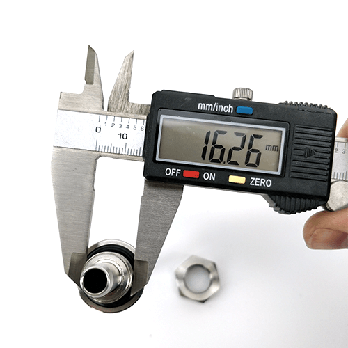 3/8' Thread Weldless Thermowell (takes 6.5mm Probe) 85mm long - KegLand