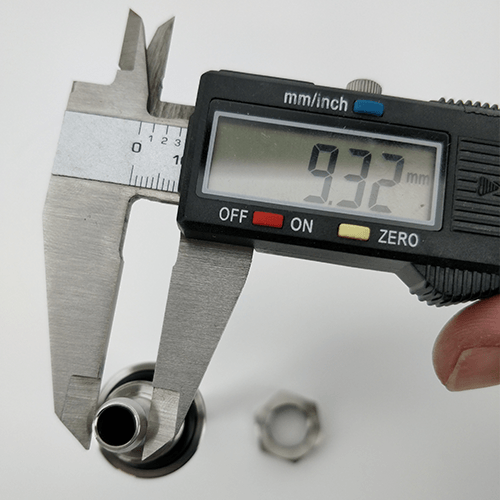 3/8' Thread Weldless Thermowell (takes 6.5mm Probe) 85mm long - KegLand