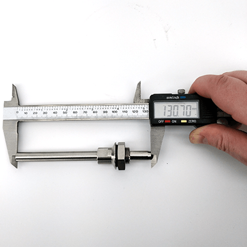 3/8' Thread Weldless Thermowell (takes 6.5mm Probe) 85mm long - KegLand