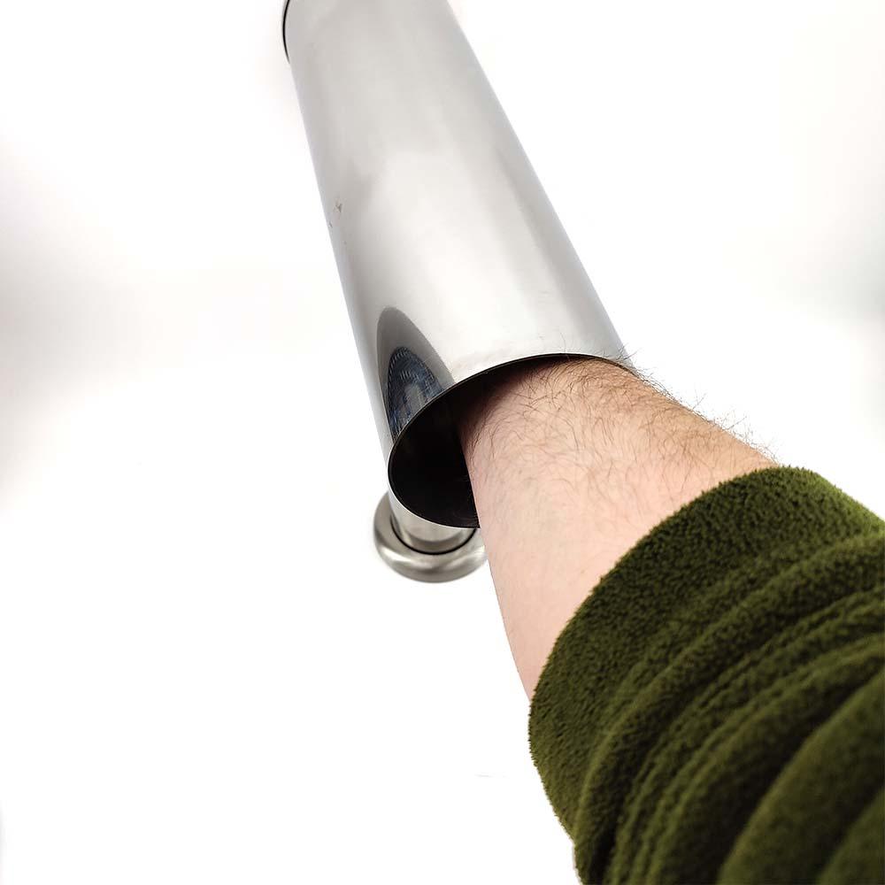 4 Tap T-Bar Brushed Stainless Font Only( Including Screws x 4; Dust Cover & Font Seals ) - KegLand