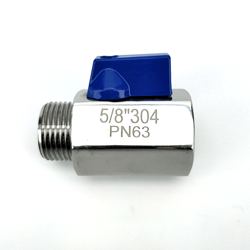 5/8 Stainless Ball Valve (Female x Male) for Keg Couplers - KegLand