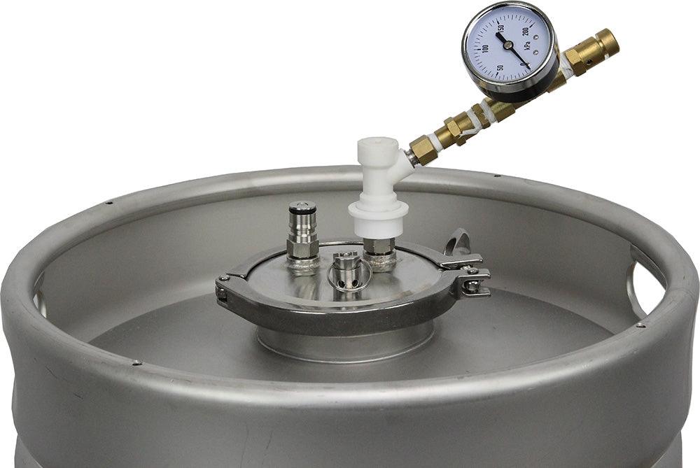 58L Kegmenter with 4inch Flat Lid and Airlock - KegLand