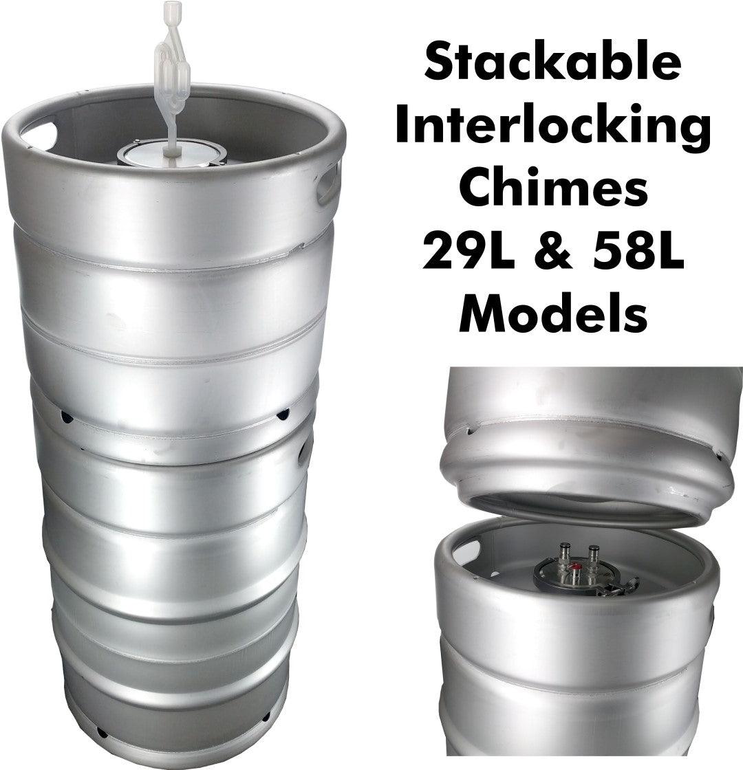 58L Kegmenter with 4inch Flat Lid and Airlock - KegLand