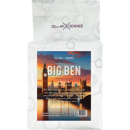 500g Brick - CellarScience - BIG BEN English Ale Yeast