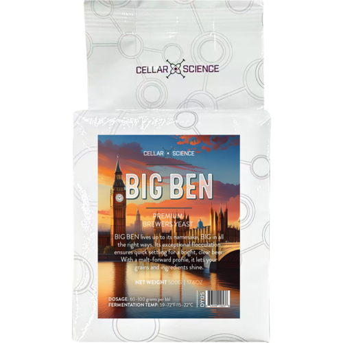 500g Brick - CellarScience - BIG BEN English Ale Yeast