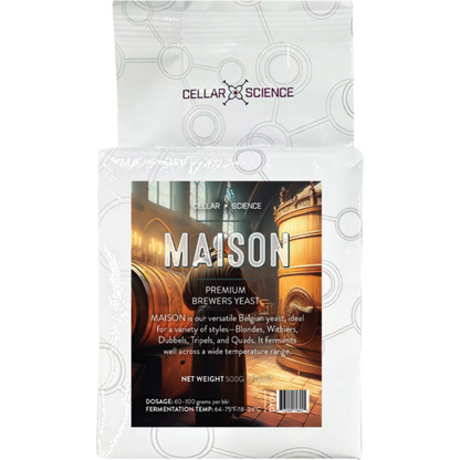 500g Brick - CellarScience - MAISON Belgian Ale Yeast