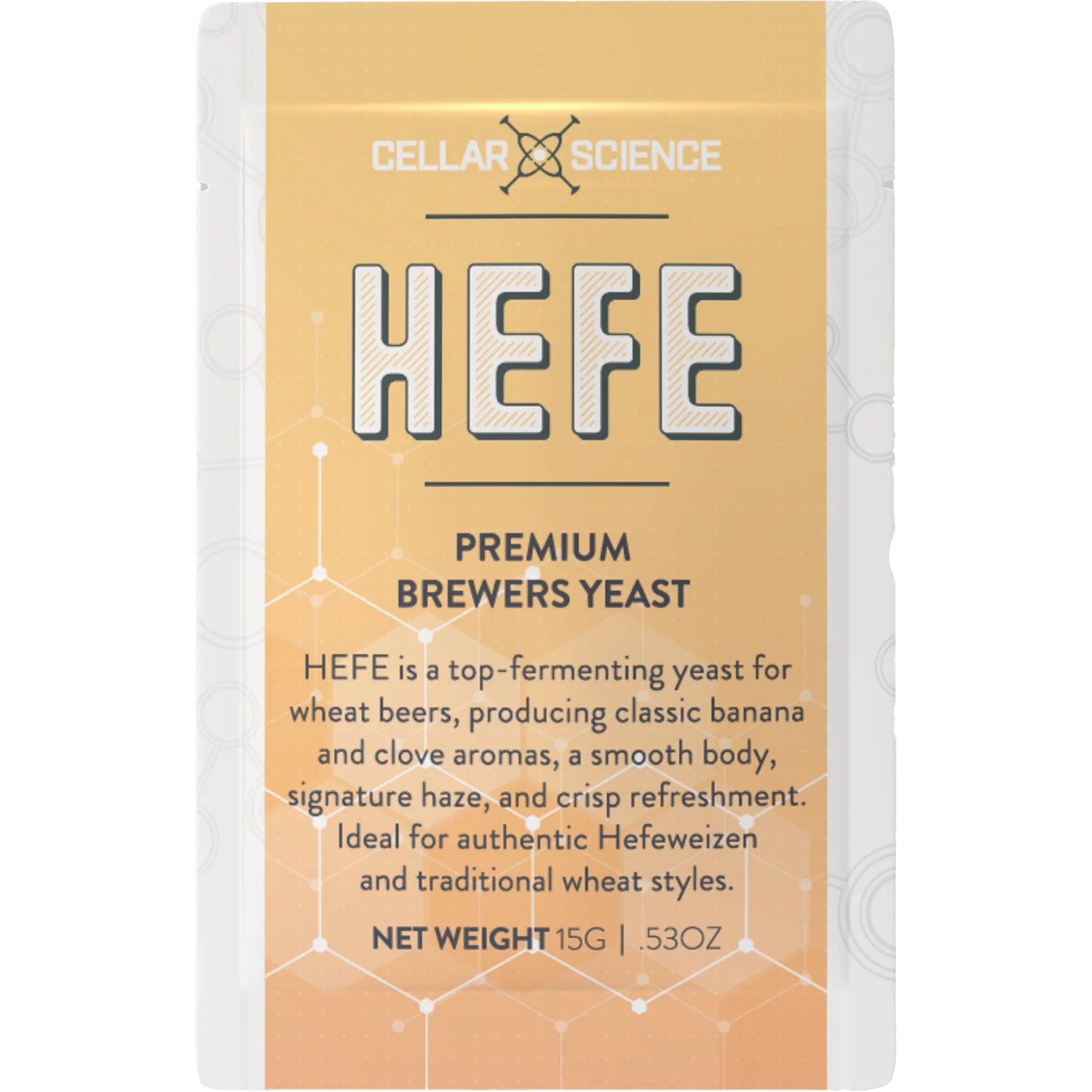 CellarScience® HEFE Dry Yeast 15g | Wheat Ale | Premium Beer Yeast