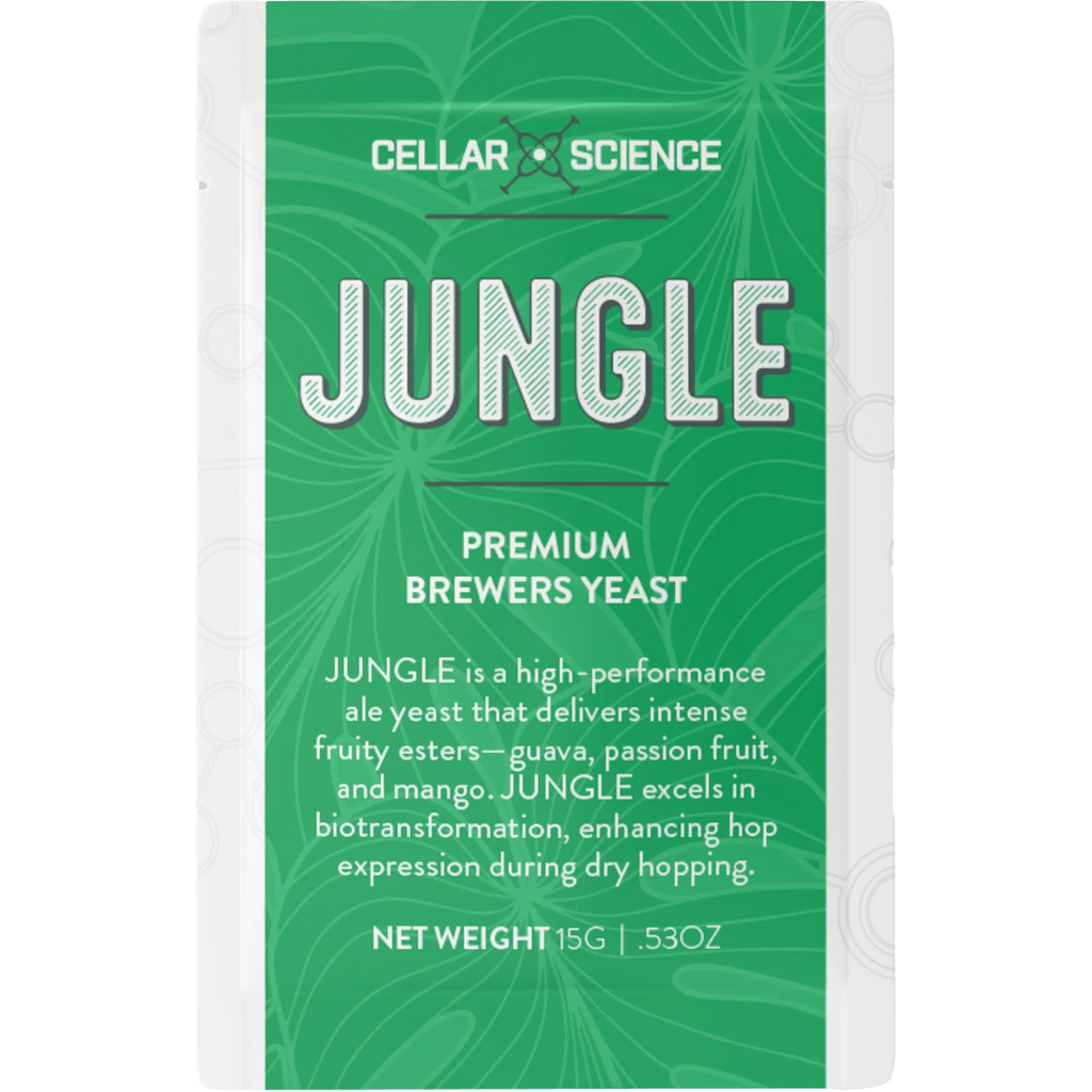 CellarScience® JUNGLE Dry Yeast 15g | Specialty Ale | Premium Beer Yeast
