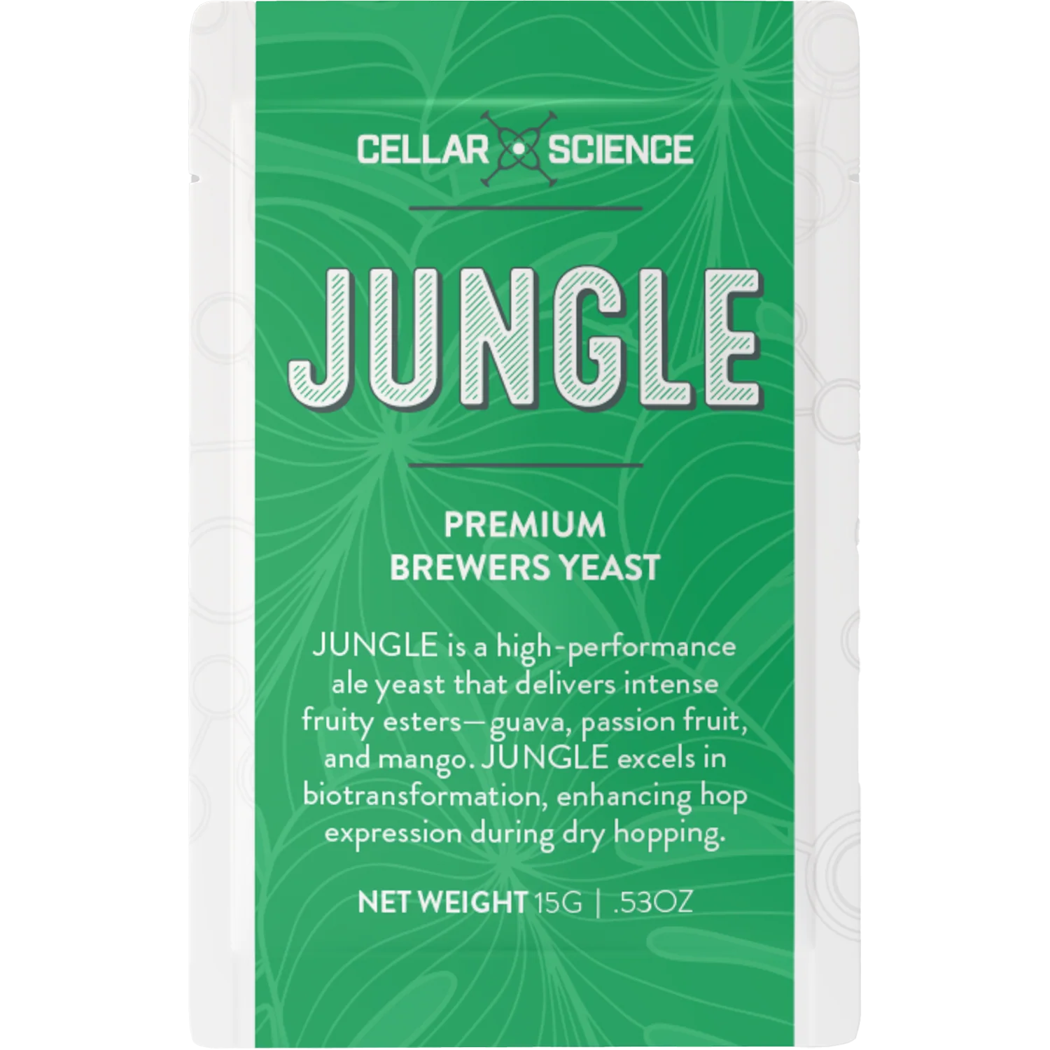 CellarScience® JUNGLE Dry Yeast 15g | Specialty Ale | Premium Beer Yeast