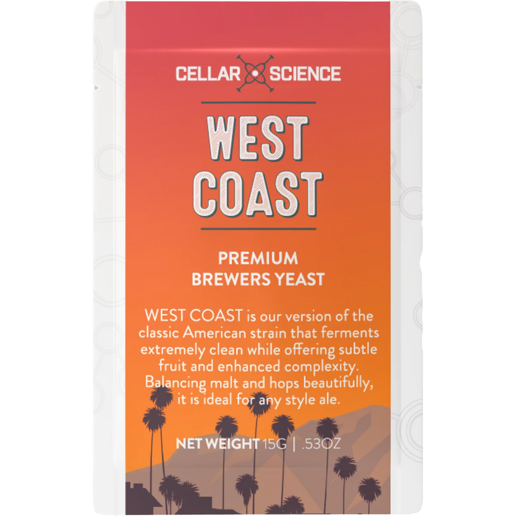 CellarScience® WEST COAST Dry Yeast 15g | American Ale | Premium Beer Yeast