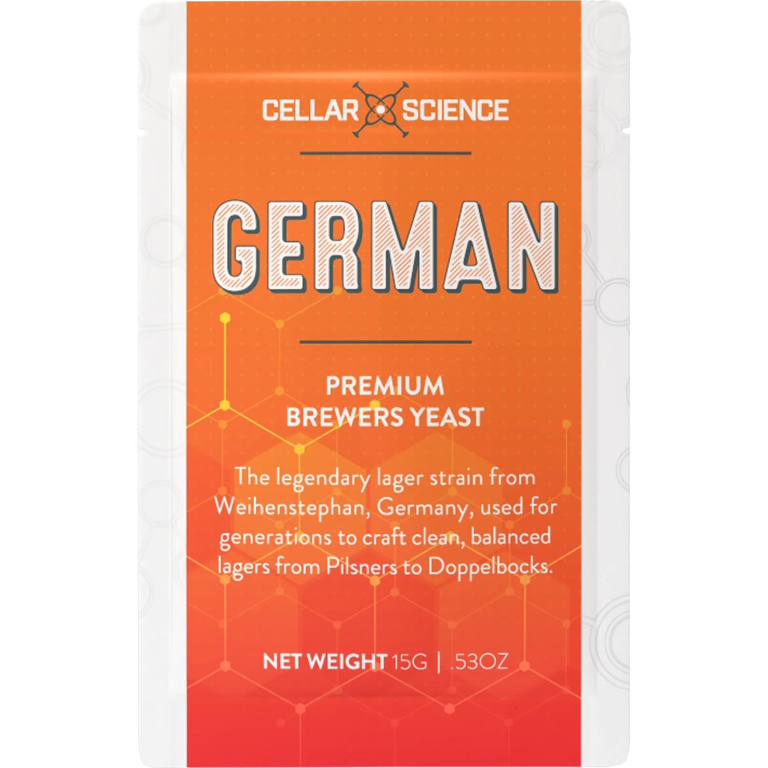CellarScience® GERMAN Dry Yeast 15g | Weihenstephan Lager | Premium Beer Yeast