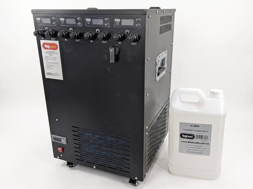 JoinTech Fermentation Glycol Chiller with Digital Control + Glycol 5L | 4 Pump Model | G40