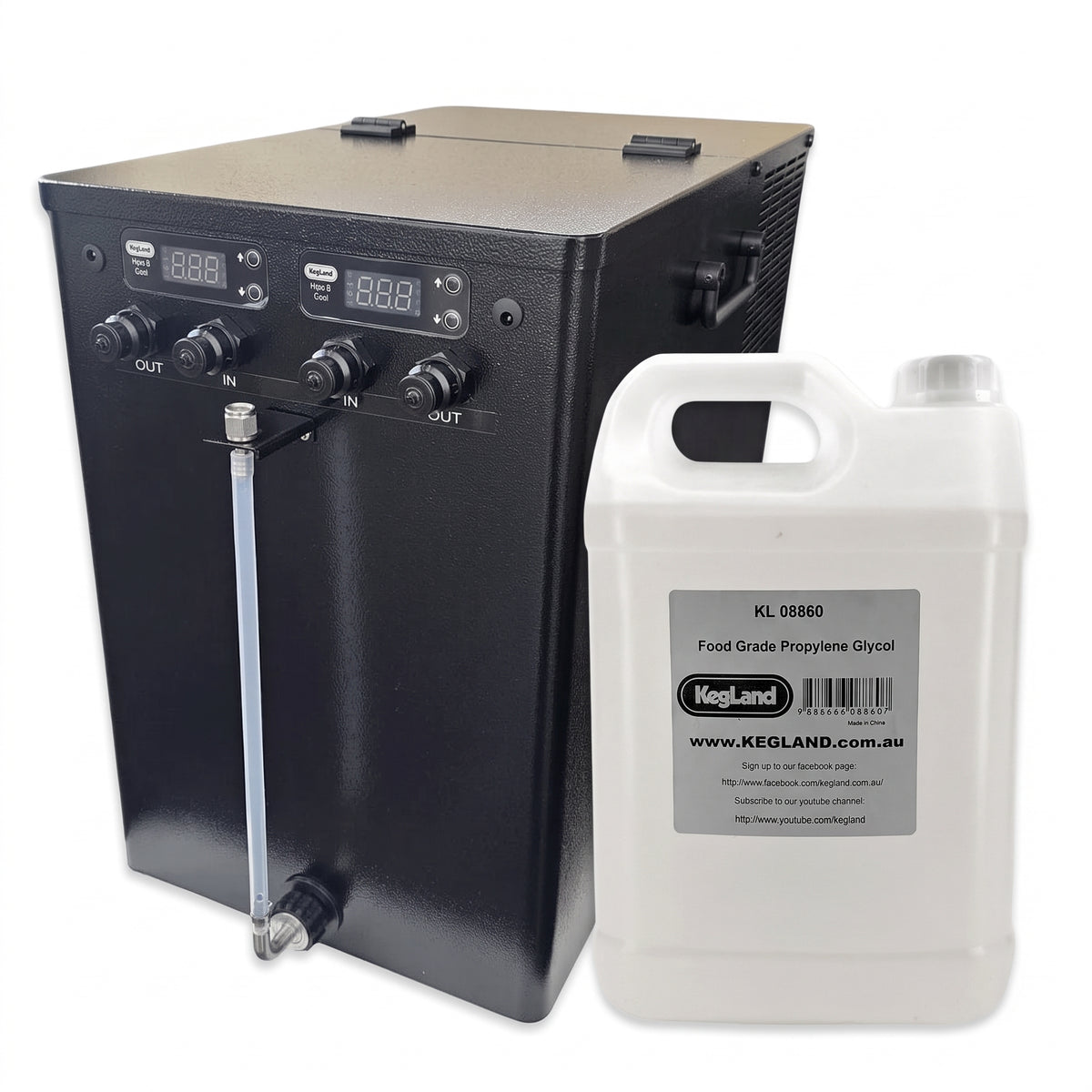 JoinTech Fermentation Glycol Chiller with Digital Control + Glycol 5L | 2 Pump Model | G20