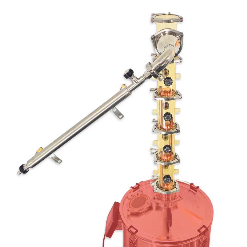 3' PolyPhoenix WRB-4 Copper Bubble Plate Still