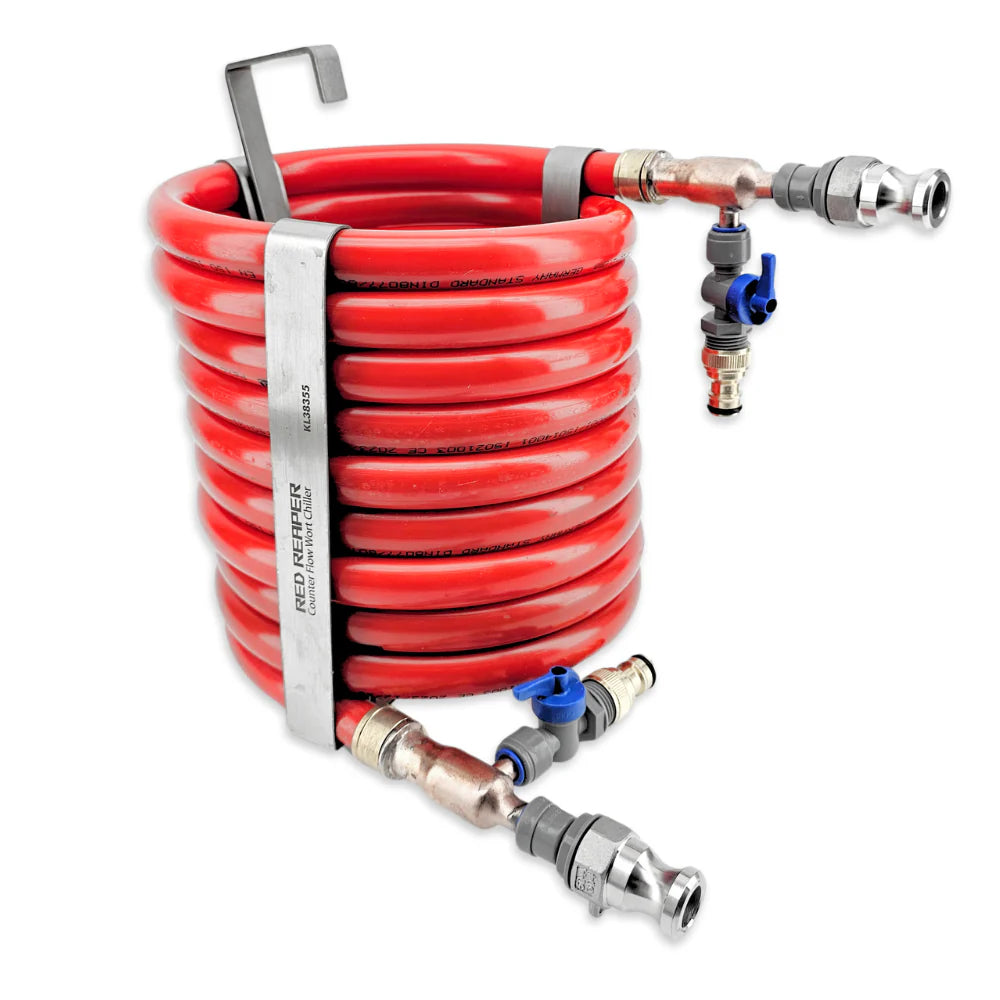 Red Reaper Counter Flow Chiller Garden Hose & Camlock Bundle